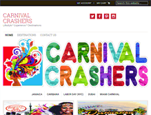 Tablet Screenshot of carnivalcrashers.net